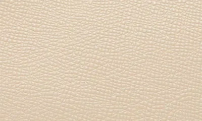 Ted Baker Aster Leather Clutch In Textured Open White