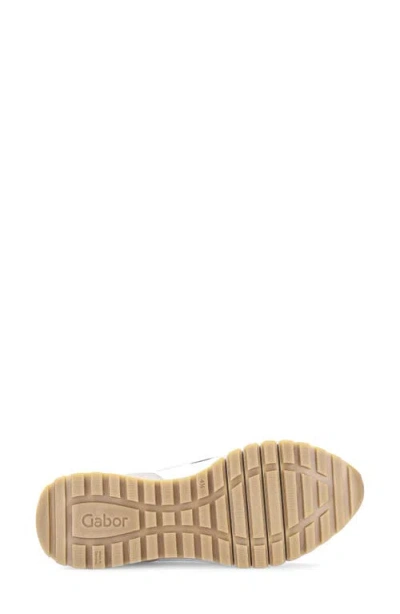 Gabor Lace-up Sneaker In White