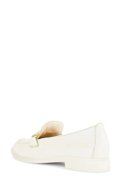 Gabor Bit Loafer In White