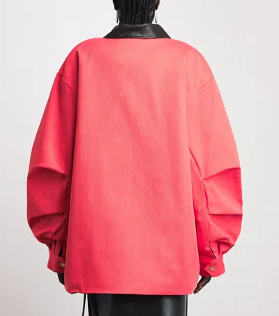 Source Unknown Fleece-lined Baia Barn Jacket In Red