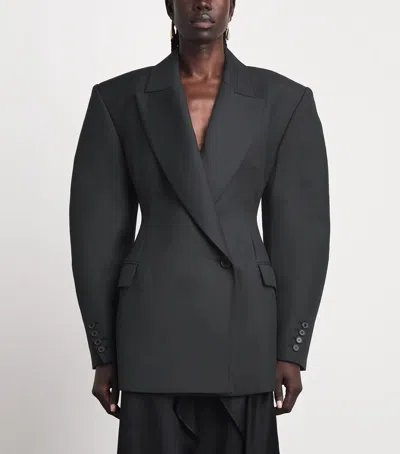 Source Unknown Hourglass Martha Blazer In Black