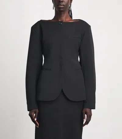 Source Unknown Cinched Matteo Blazer In Black