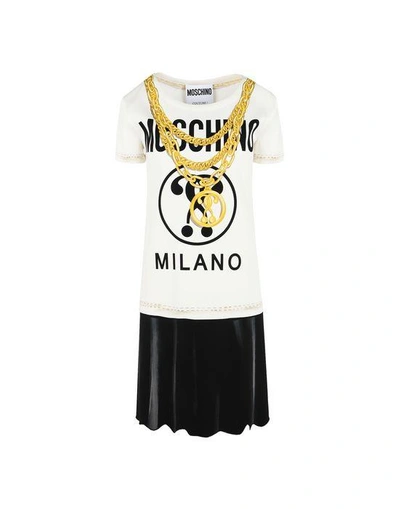 Shop Moschino Minidresses - Item 34724376 In Ivory