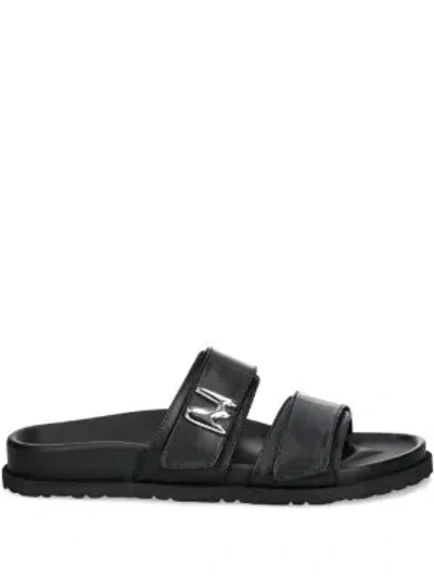 Msgm Flat Slides In Multi