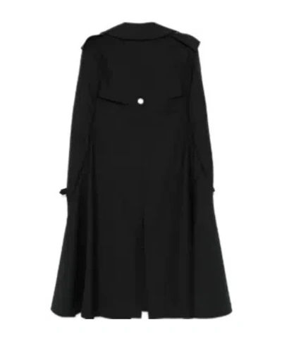 Junya Watanabe Panelled Cape In Black