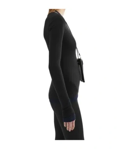 Jil Sander Wool T-shirt In Black
