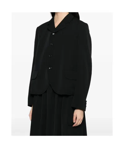 Comme Des Garçons Wool Blazer In Black