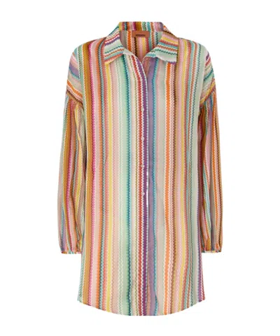 Missoni Zigzag-pattern Shirt In Multi