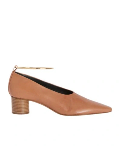 Jil Sander Ring Pumps In Brown