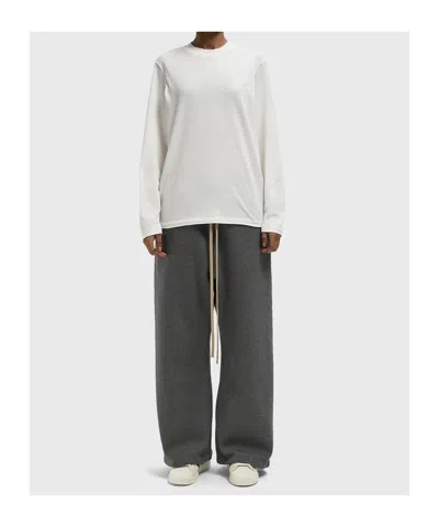 Essentials Drawstring Track-pants In Black