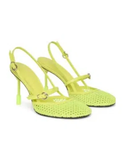 Msgm Round-toe Strap Pumps In Multi