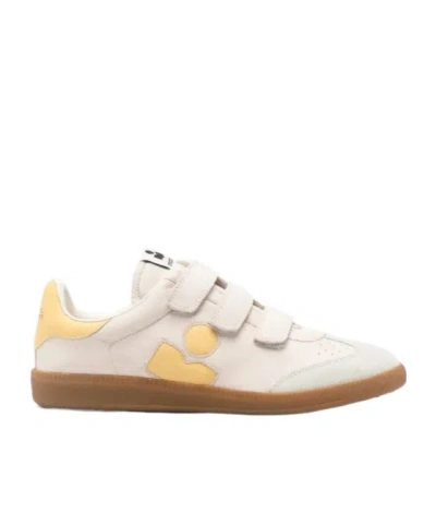 Isabel Marant Beth Leather Low-top Sneakers In White