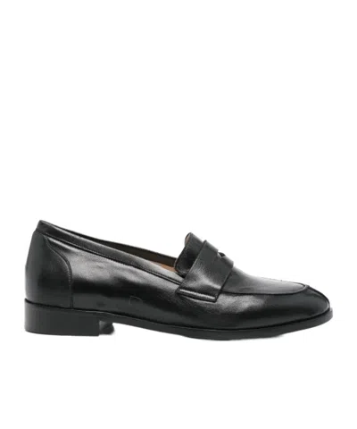 P.a.r.o.s.h Leather Loafers In Black