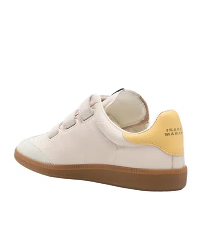 Isabel Marant Beth Leather Low-top Sneakers In White