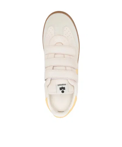 Isabel Marant Beth Leather Low-top Sneakers In White