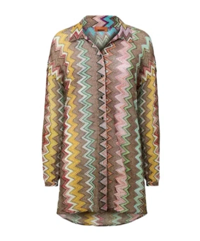 Missoni Zig-zag Patterned Blouse In Multi
