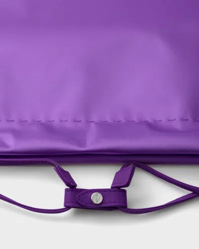 Prada Wish Silk Duchesse Pouch In Black