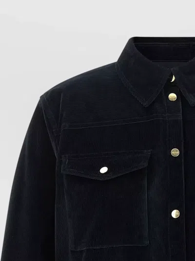 S Max Mara Oversized Coat In Blue