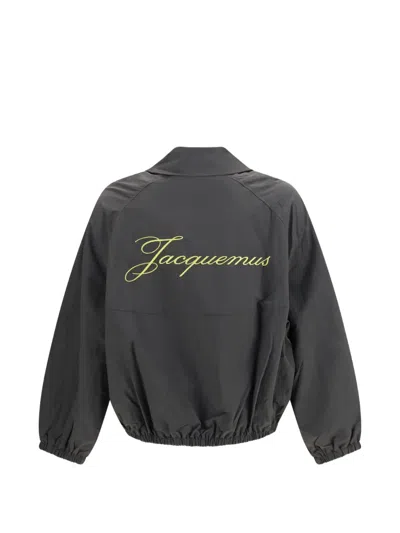 Jacquemus Hooded Jacket Elastic Cuffs Drawstring Hem In Multi