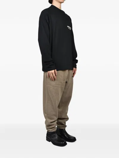Essentials Logo-print Long-sleeve T-shirt In Multi