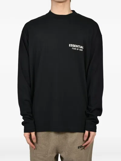 Essentials Logo-print Long-sleeve T-shirt In Multi