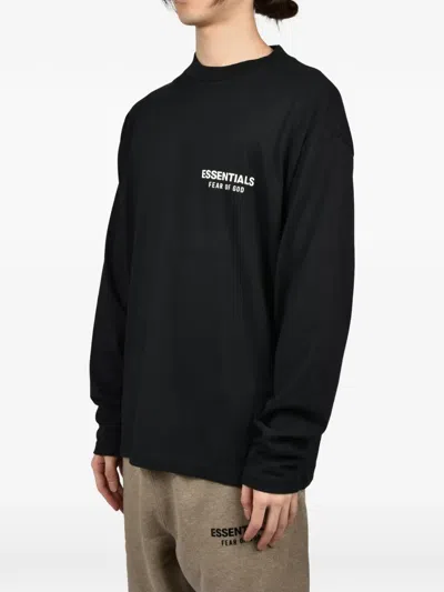 Essentials Logo-print Long-sleeve T-shirt In Multi