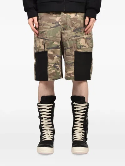 Matthew Williamson Panelled Cargo Shorts In Multi