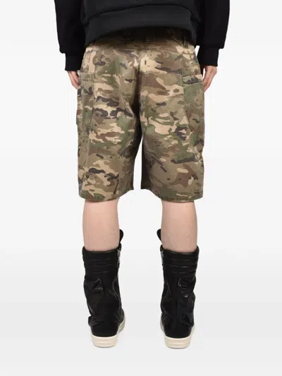 Matthew Williamson Panelled Cargo Shorts In Multi