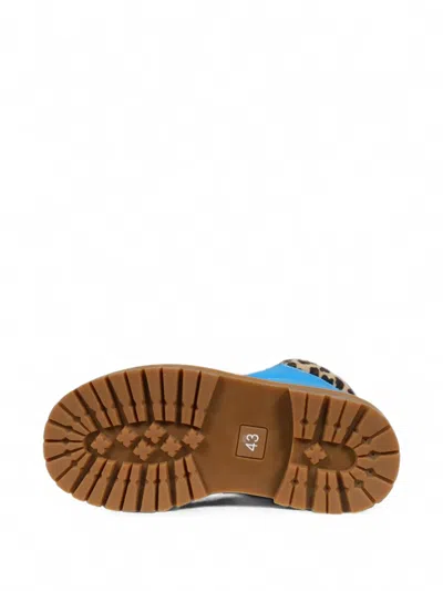 Pdf Strada Low Leopard-print Boots In Blue