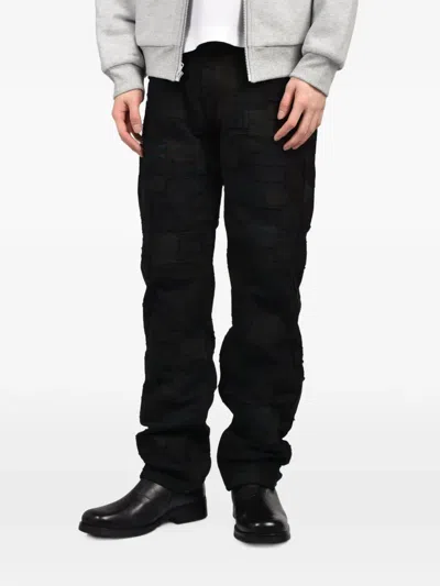Matthew Williamson Boro Patchwork Jeans In Black