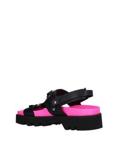 Shop Dsquared2 Sandals In 黑色