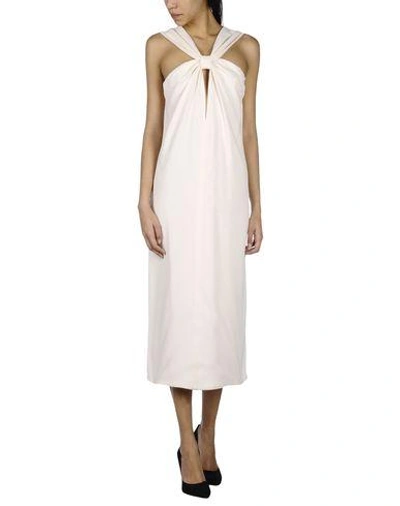 Shop Protagonist 3/4 Length Dresses In Light Pink