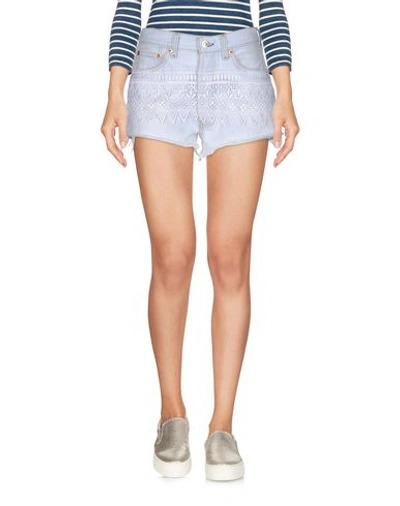 Forte Couture Denim Shorts In Blue