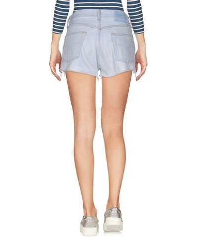 Shop Forte Couture Denim Shorts In Blue