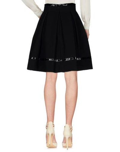 Shop Tamara Mellon Knee Length Skirts In Black