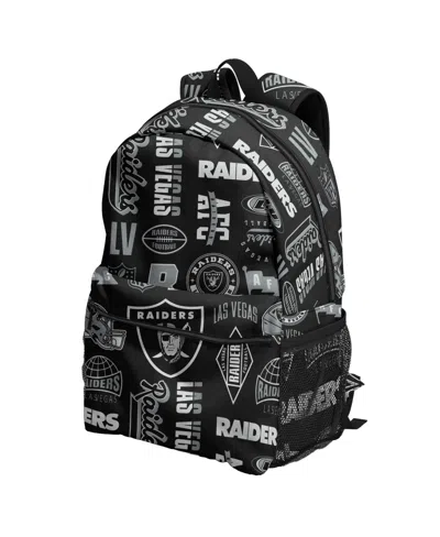 Outerstuff Las Vegas Raiders Backpack And Lunchbox Set In Black