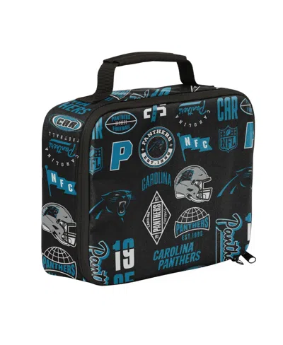 Outerstuff Carolina Panthers Backpack And Lunchbox Set In Black