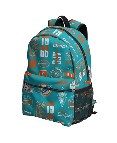 Outerstuff Miami Dolphins Backpack And Lunchbox Set In Teal