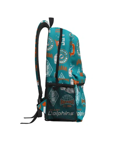 Outerstuff Miami Dolphins Backpack And Lunchbox Set In Teal