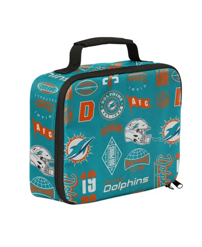 Outerstuff Miami Dolphins Backpack And Lunchbox Set In Teal