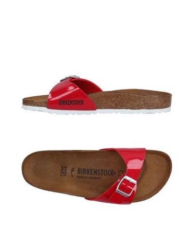 Shop Birkenstock Sandals In Red