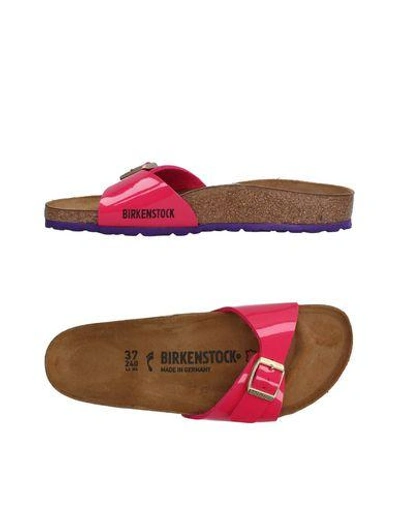 Shop Birkenstock Sandals In Fuchsia