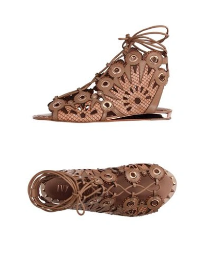 Ivy Kirzhner Sandals In Pale Pink