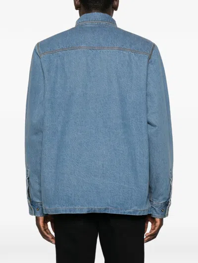 Filson Flap-pocket Overshirt In Blue