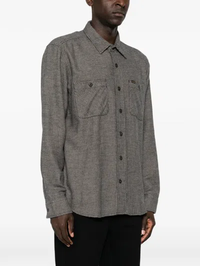 Filson Check-pattern Shirt In Gray