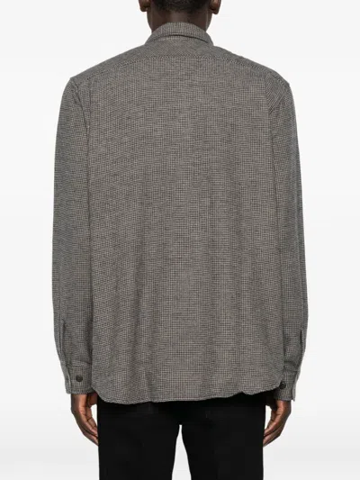 Filson Check-pattern Shirt In Gray