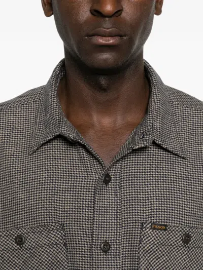 Filson Check-pattern Shirt In Gray