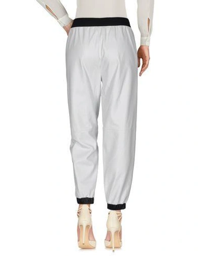 Shop Vionnet Casual Pants In Light Grey