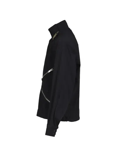 Acronym X-zip Nylon Jacket In Black
