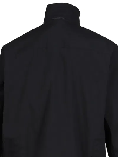 Acronym X-zip Nylon Jacket In Black